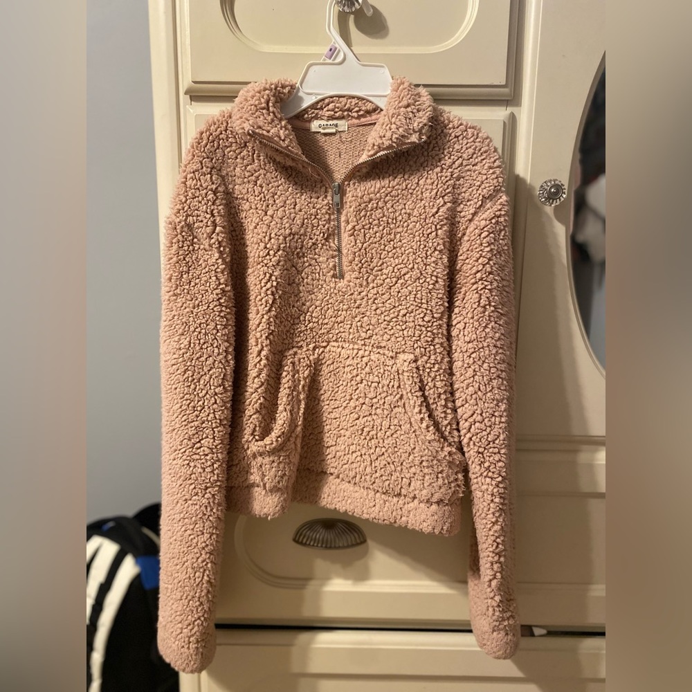 Garage Sherpa 1/4 zip size XS